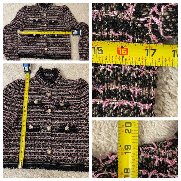 ZARA TWEED 2-PIECE JACKET & SHORTS SET - Picture 9 of 14